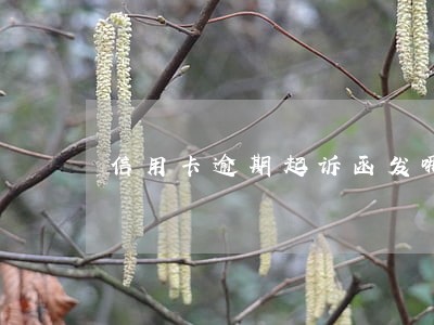 信用卡逾期起诉函发哪个快递 信用卡逾期起诉函发哪个快递
