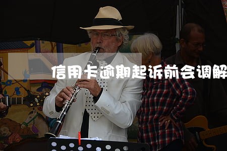 信用卡逾期起诉前会调解吗 信用卡逾期起诉前会调解吗