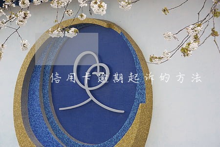 信用卡逾期起诉的方法