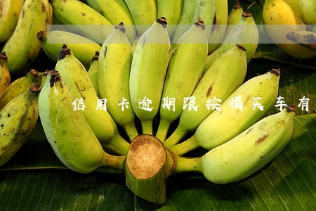 信用卡逾期跟按揭买车有关系吗 信用卡逾期跟按揭买车有关系吗