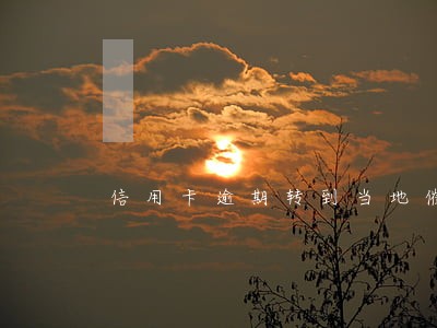 信用卡逾期转到当地催收 信用卡逾期转到当地催收