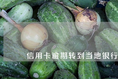 信用卡逾期转到当地银行 信用卡逾期转到当地银行