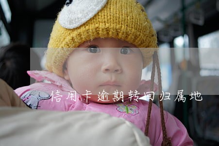 信用卡逾期转回归属地 信用卡逾期转回归属地