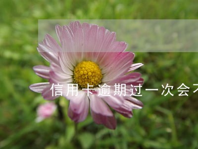 信用卡逾期过一次会不会影响征信 信用卡逾期过一次会不会影响征信