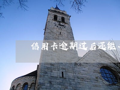 信用卡逾期过后还能办卡吗 信用卡逾期过后还能办卡吗