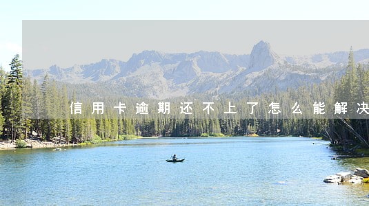信用卡逾期还不上了怎么能解决 信用卡逾期还不上了怎么能解决