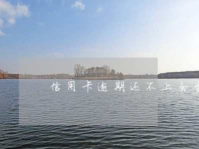 信用卡逾期还不上会坐几年牢 信用卡逾期还不上会坐几年牢