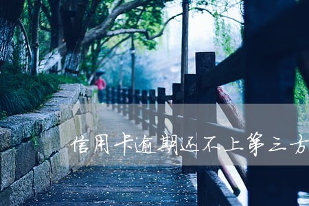 信用卡逾期还不上第三方所说的