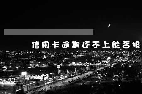 信用卡逾期还不上能否报警 信用卡逾期还不上能否报警