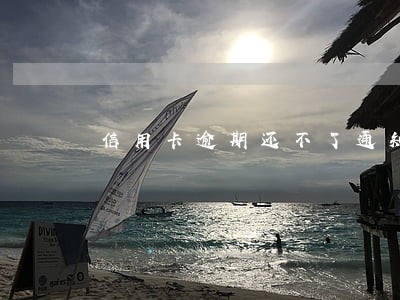 信用卡逾期还不了通知到经侦队