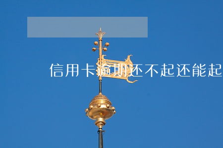信用卡逾期还不起还能起诉吗 信用卡逾期还不起还能起诉吗