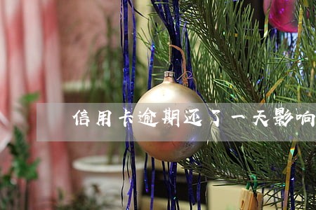 信用卡逾期还了一天影响征信吗 信用卡逾期还了一天影响征信吗