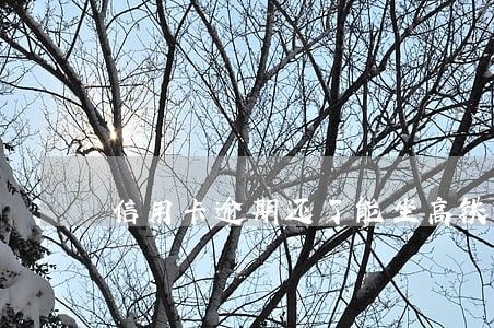 信用卡逾期还了能坐高铁嘛