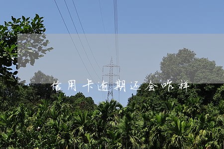 信用卡逾期还会咋样 信用卡逾期还会咋样