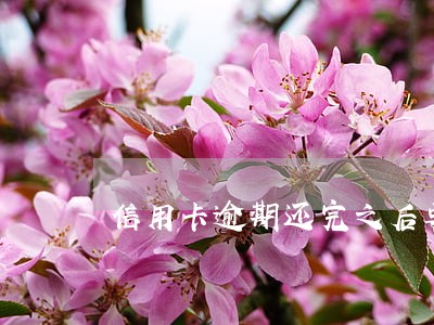 信用卡逾期还完之后要注销么