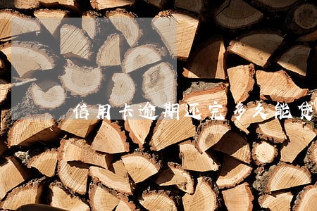 信用卡逾期还完多久能贷款