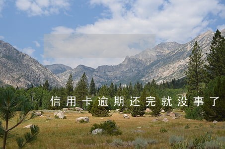 信用卡逾期还完就没事了啦