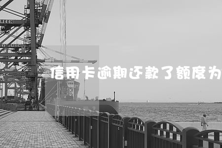 信用卡逾期还款了额度为零