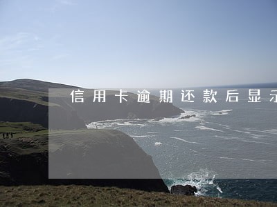 信用卡逾期还款后显示冻结