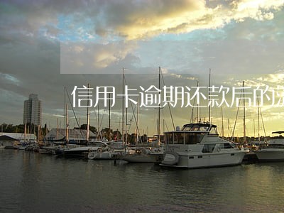 信用卡逾期还款后的流程 信用卡逾期还款后的流程