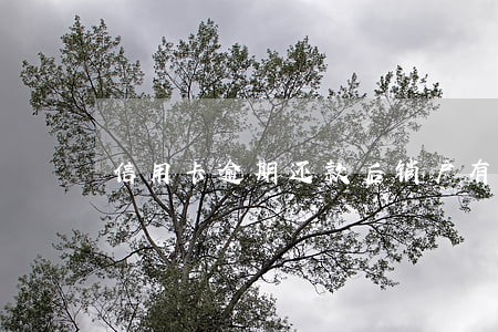 信用卡逾期还款后销户有影响