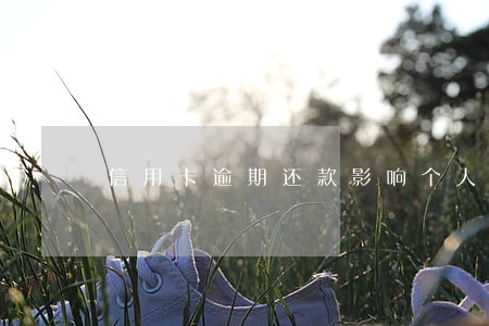 信用卡逾期还款影响个人征信 信用卡逾期还款影响个人征信