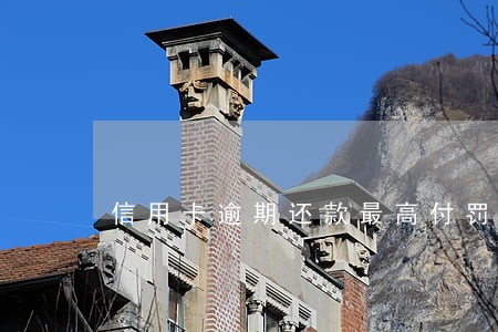 信用卡逾期还款最高付罚金为