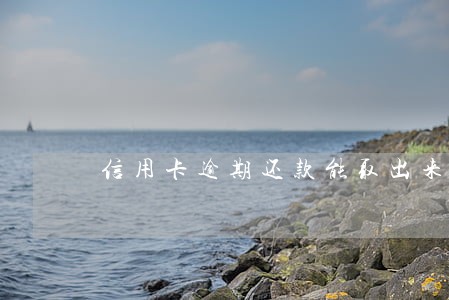 信用卡逾期还款能取出来吗 信用卡逾期还款能取出来吗