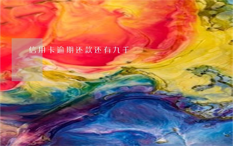 信用卡逾期还款还有九千