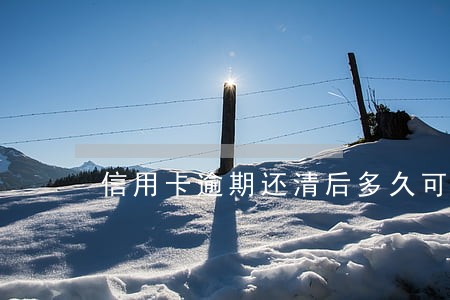 信用卡逾期还清后多久可以贷款 信用卡逾期还清后多久可以贷款