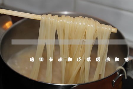 信用卡逾期还清后逾期信息
