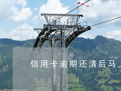 信用卡逾期还清后马上注销吗 信用卡逾期还清后马上注销吗