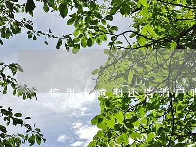 信用卡逾期还清消户吗 信用卡逾期还清消户吗