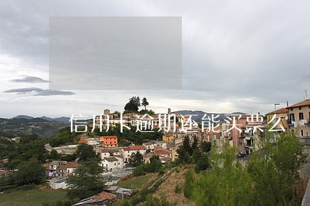 信用卡逾期还能买票么 信用卡逾期还能买票么