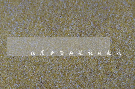 信用卡逾期还能补救吗 信用卡逾期还能补救吗