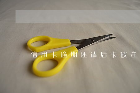 信用卡逾期还请后卡被注销 信用卡逾期还请后卡被注销