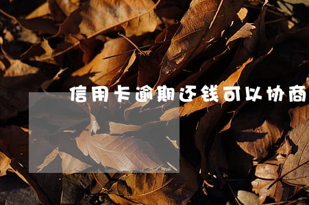 信用卡逾期还钱可以协商吗 信用卡逾期还钱可以协商吗