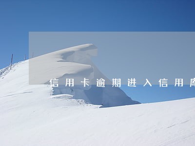 信用卡逾期进入信用库会怎么样 信用卡逾期进入信用库会怎么样