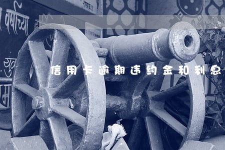 信用卡逾期违约金和利息怎么处理 信用卡逾期违约金和利息怎么处理