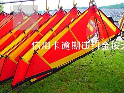 信用卡逾期违约金按天算吗 信用卡逾期违约金按天算吗