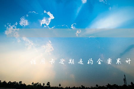 信用卡逾期违约金要累计到多少 信用卡逾期违约金要累计到多少