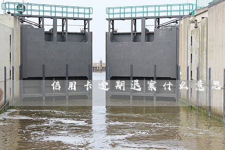 信用卡逾期退案什么意思 信用卡逾期退案什么意思