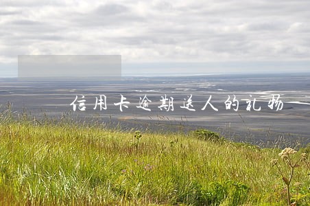 信用卡逾期送人的礼物 信用卡逾期送人的礼物