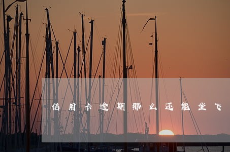 信用卡逾期那么还能坐飞机么 信用卡逾期那么还能坐飞机么
