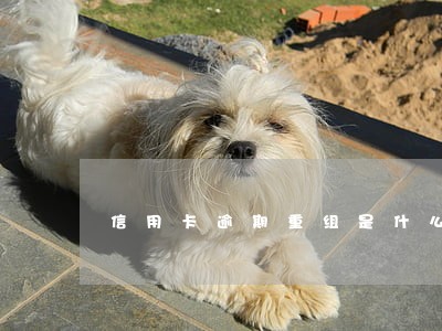 信用卡逾期重组是什么意思 信用卡逾期重组是什么意思