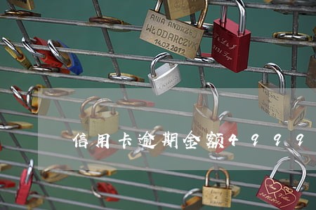信用卡逾期金额49990 信用卡逾期金额49990