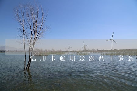 信用卡逾期金额两千多会被起诉吗 信用卡逾期金额两千多会被起诉吗