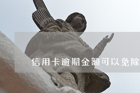信用卡逾期金额可以免除吗 信用卡逾期金额可以免除吗