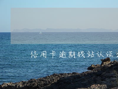 信用卡逾期钱站认证么