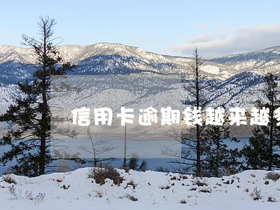信用卡逾期钱越来越多